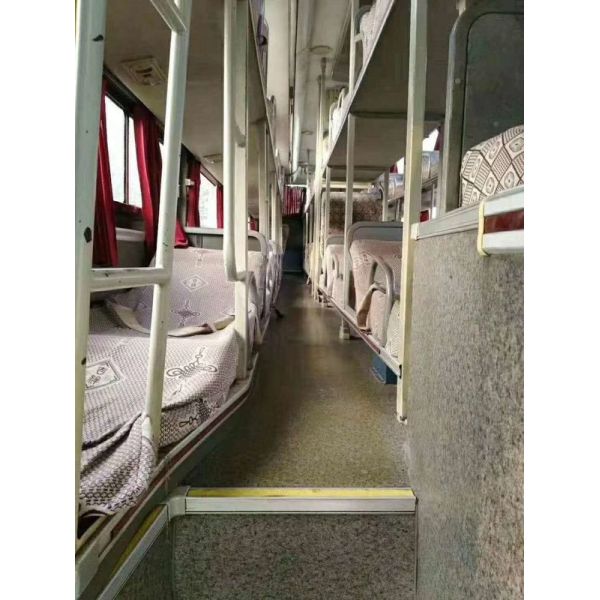 Super Space 47 Sleepers Diesel Engine 2012 Year Golden Used YUTONG Sleeper Buses