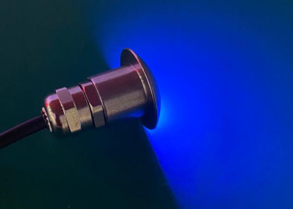 Stainless Steel Recessed Modern Accent Lighting For Deck Blue Emitting