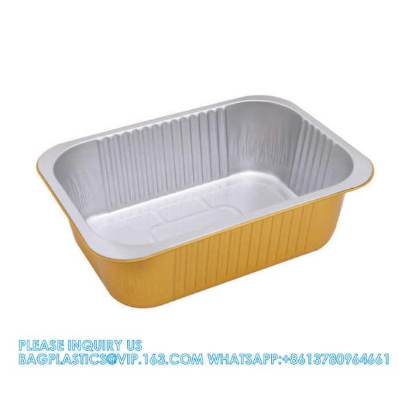 3300ml/7.25LB, Sturdy Aluminum Foil Pans With Lids For Cooking, Baking, Reheating, Freezer, Oven, Recyclable