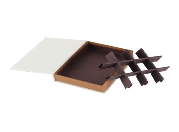 Flip Cardboard Chocolate Boxes High-End Custom Printed 250gsm ~ 1500gsm
