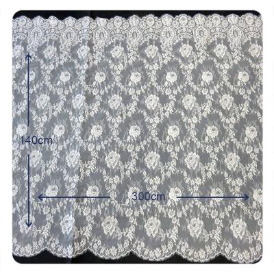 AEO FREE  Floral Chantilly 100% Nylon Lace Fabric For All Kinds Of Garment