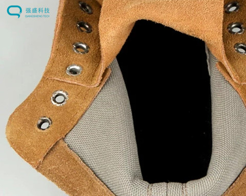 Cowhide Fabric PU Leather 46 Yards Esd Safety Footwear