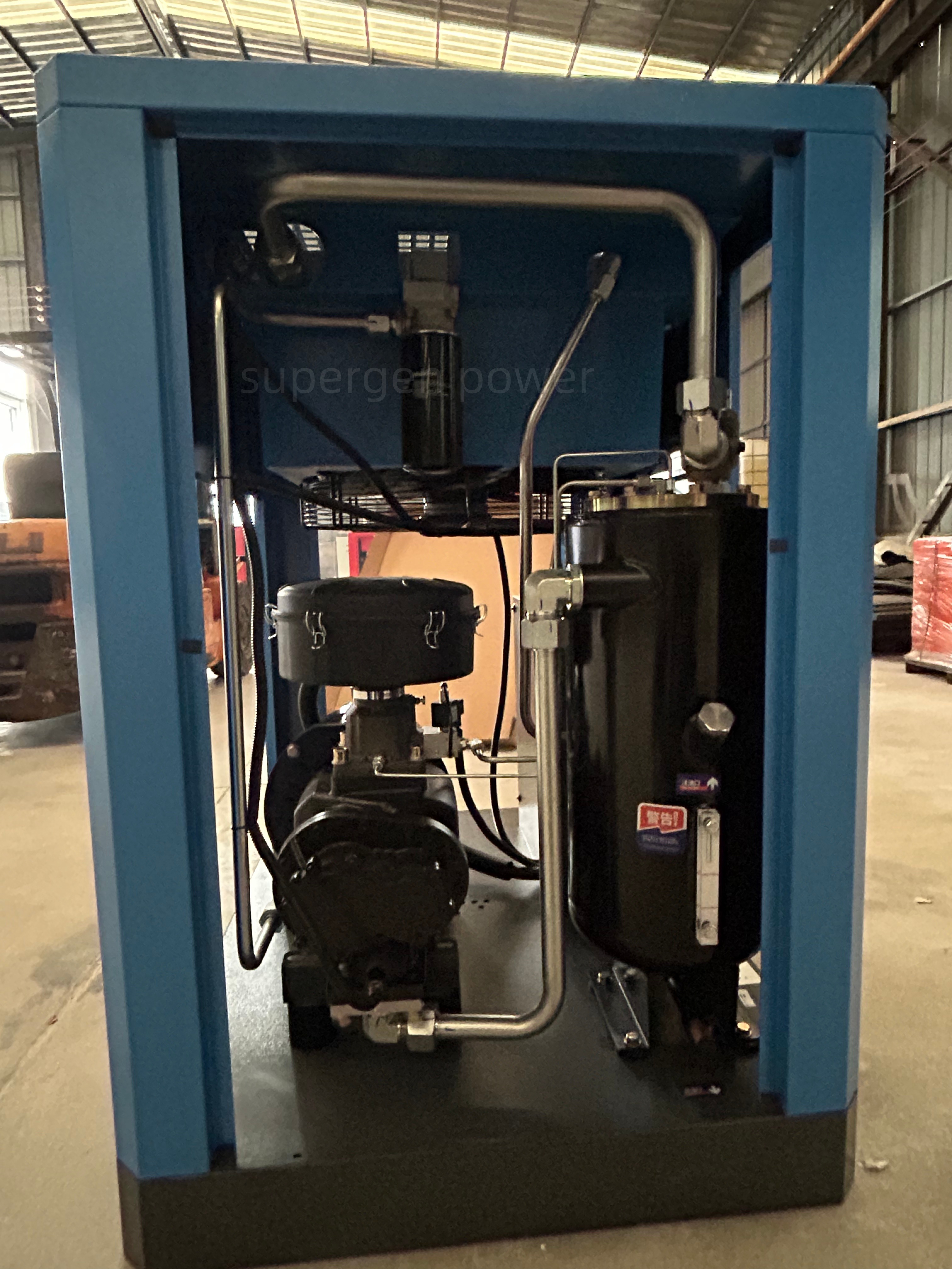 Portable Single-Stage Lubricated Screw Air Compressor RL37-8 37kW 8bar AC Powered with Engine & Motor