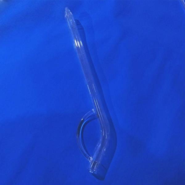 Tubo de vidro bonde de silicone da isolação, tubo de alta temperatura de quartzo