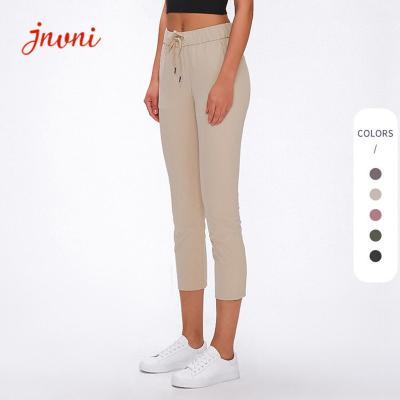 3/4 Length Casual Straight Sweatpants Jogger Pants With Two Side Pocket