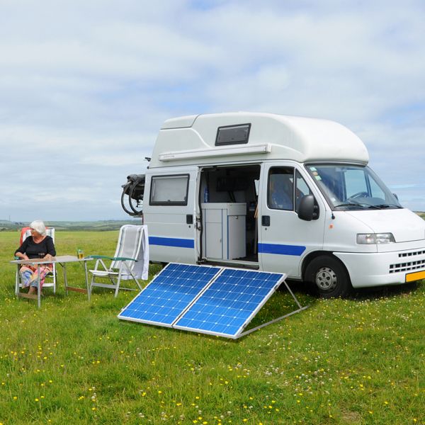 Solar Panel Mount PV Aluminum Mount Adjustable Solar Triangle Panel Pole Bracket