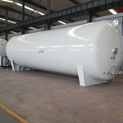 Tanque de armazenamento criogênico horizontal 20m3 0.8mpa de aço inoxidável