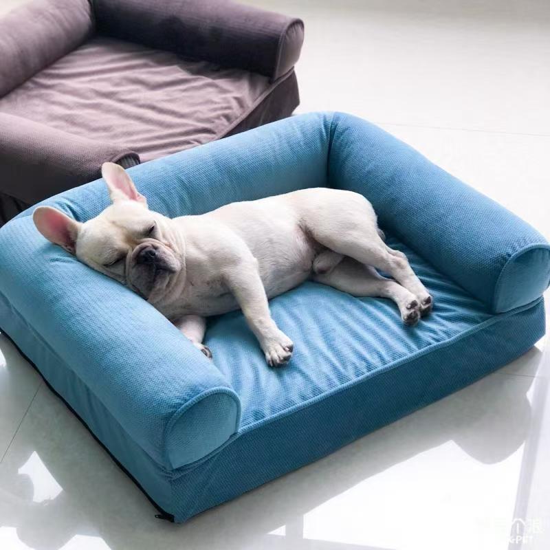 Plush Fabric Private Label Custom Pet Bed For Cats And Small Dogs