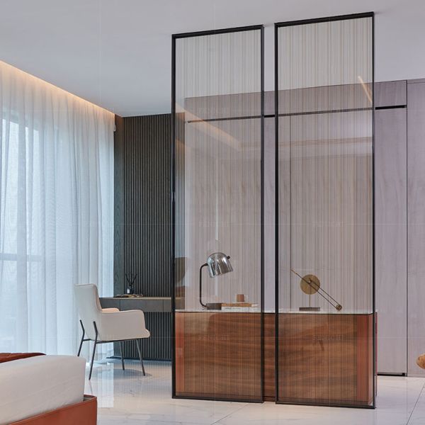 Modern Office Glass Screen 3mm-12mm Tempered Glass Room Divider Panel
