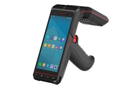5.5 Inch RFID Phone Scanner 20M Distance Rugged Handheld Barcode Scanner 902MHz - 928MHz