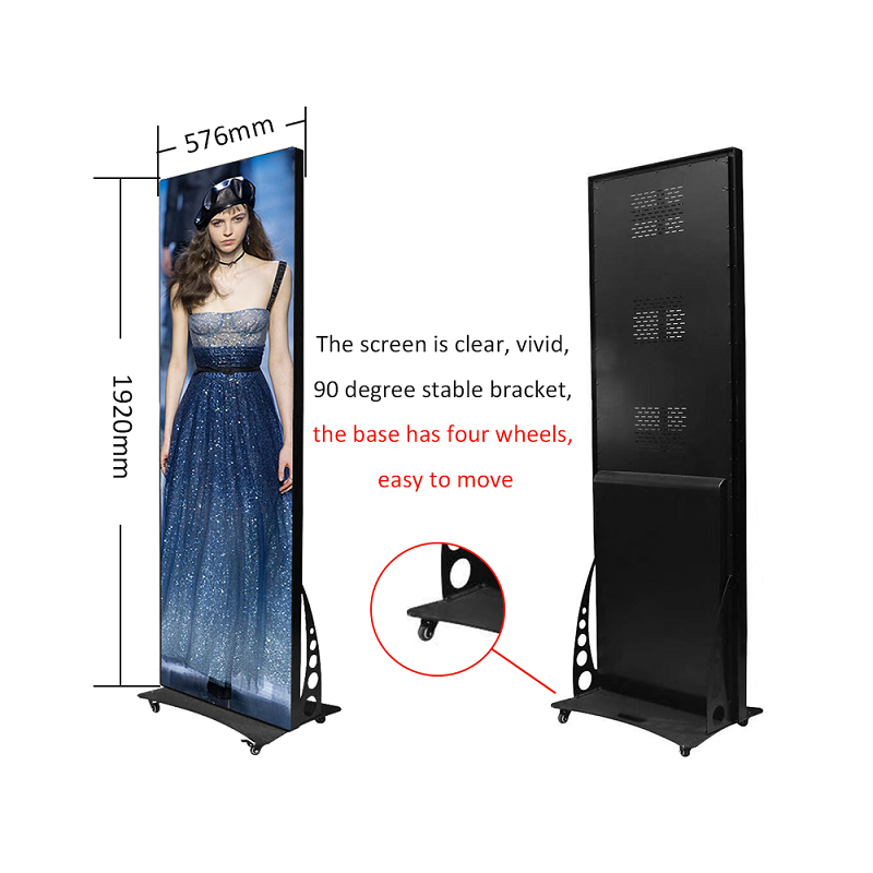 SGS Freestanding 210W/Sqm привело зеркало экрана 1R1B1G HDMI плаката привел дисплей