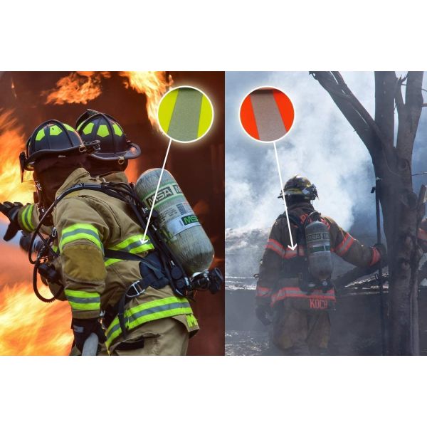 Sewing On 30 Cycles 100% Cotton Fabric Flame Fire Resistant Reflective Tape for Clothing