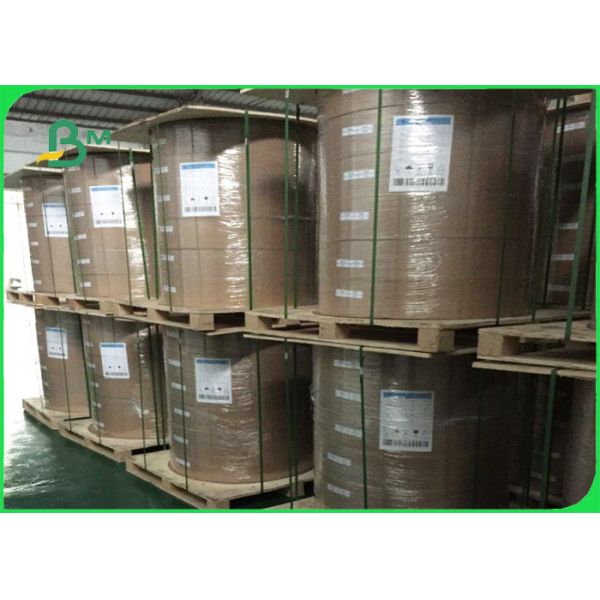 50gsm el color natural PE cubrió lado de papel del papel/de la taza de Kraft el solo cubierto en Rolls