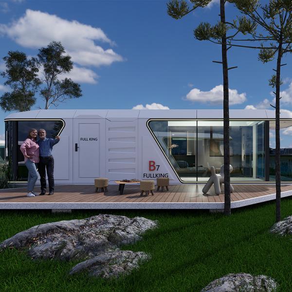 プリファブリック モジュール型住宅 プリファブリックハウス 完全カスタマイズされた小さな家 生活 プリファブリック