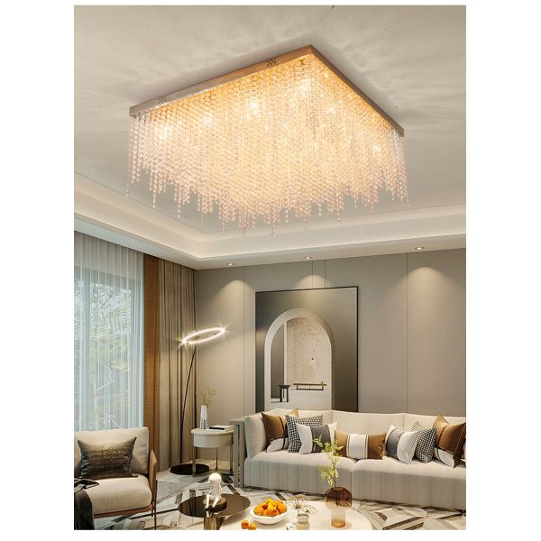 Crystal Chain Ceiling Lights New Lampara Techo for Home Decor guzhen lighting(WH-CA-107)