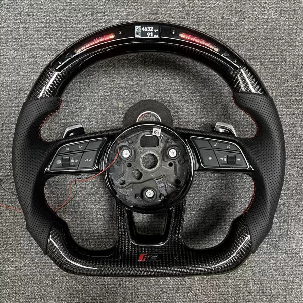 Get the Best Performance with Our Carbon Fiber Steering Wheel LED Racing Marquee