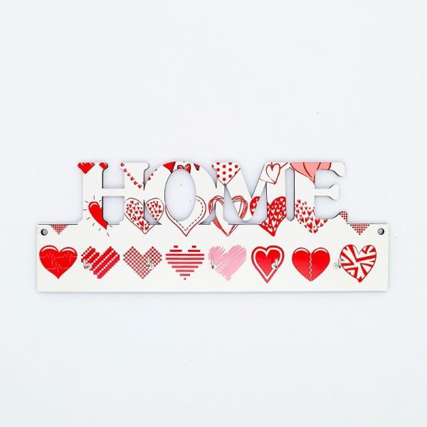 5mm Thickness Sublimation MDF Blanks LOVE HOME FAMILY Wooden Key Sign