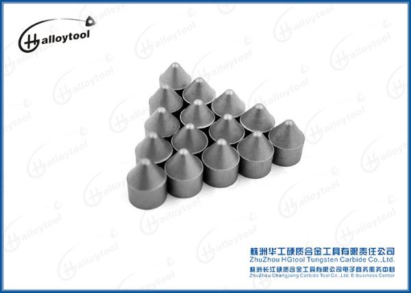 Yg6 Tungsten Carbide Brazed Tips , Cemented Carbide Brazed Tips Durable