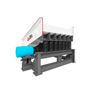 Estrutura simples Equipamento de alimentação de eixo único 18,4 kW Para a indústria de mineração