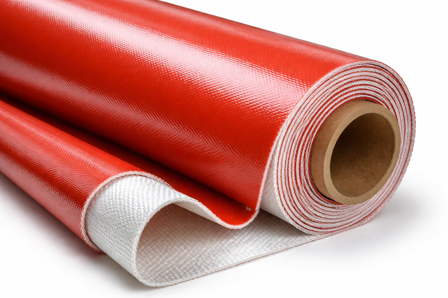 0.45mm Silicone Coated Fiberglass Cloth Fabric 1-Sided 15oz