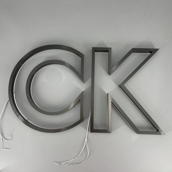 LED Channel Letter Sign Custom Mantel Letter Signage 3D LED Backlit Sign
