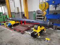 CRS-20T-roues à rouleaux en caoutchouc à rotateur de soudage réglable à vis
