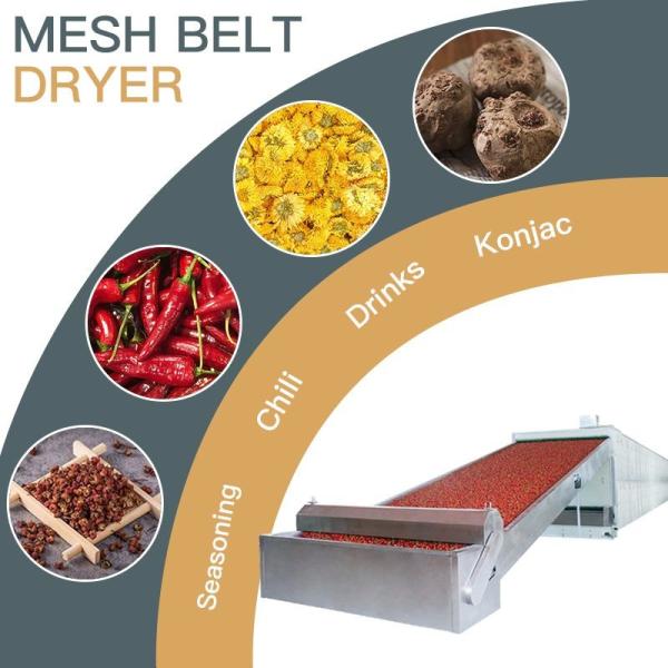 Konjac Red Chilli Dryer Machine ISO SGS