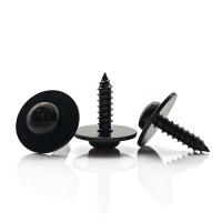 Écroues métalliques noires de 180 mm pour les pinces de retenue des ailes de carrosserie
