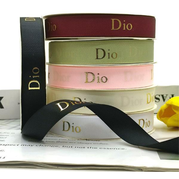 Hot stamping thread ribbons, English holiday gifts, flower bundles, satin ribbons, fresh flowers, flower shops, baking DIY, flower shops, straps