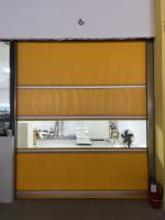 O alumínio Windproof das portas rápidas automáticas rápidas industriais do rolo do obturador rola acima do Pvc