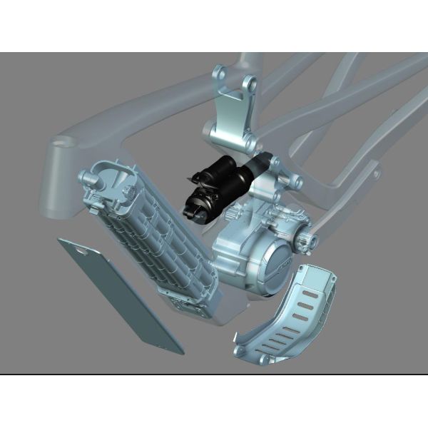 29 Full Suspension Carbon Ebike Frame Electric Bicycle Frame Bafang Disc Brake