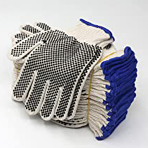 Wear-Resistant Cotton Yarn Knitted Working Protective Gloves Painter Mechanic Industrial Warehouse Gardening Constru