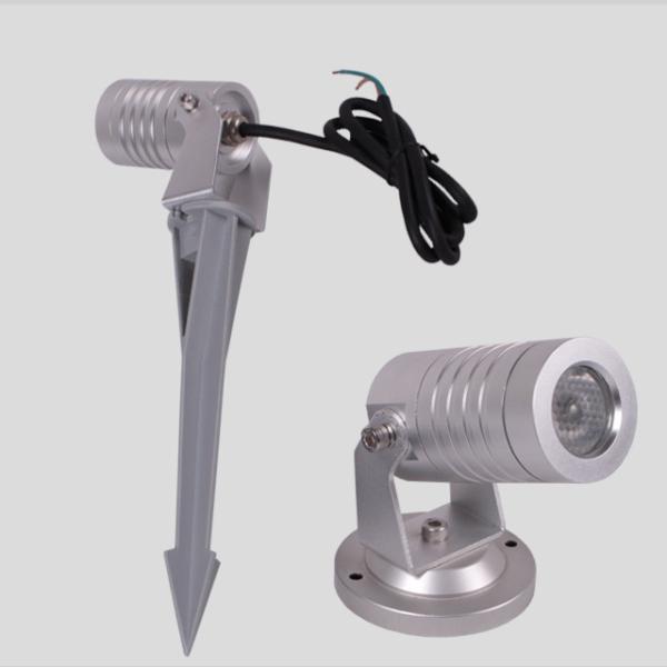 Mini 3W IP65 Outdoor LED Garden Lights 24 Volt , Stainless Steel Garden Spike Lights