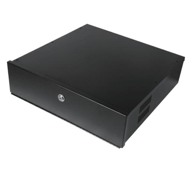 Steel Metal Lock Box 18x18x5 21x21x8 21x24x8 Metal DVR Lockbox Enclosure with Cooling Fan for DVRs and NVRs MDVR Steel Box 
