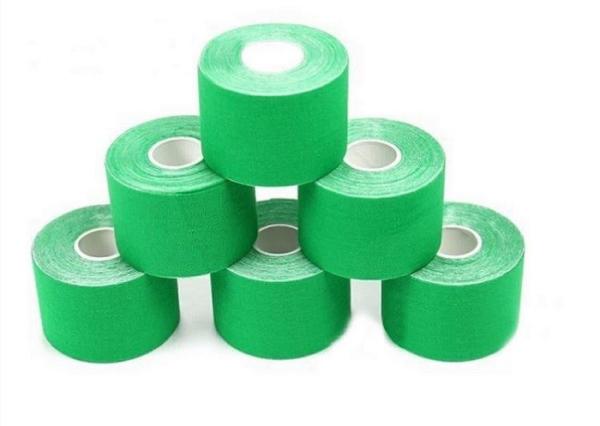 Hi-viz Green Kinesiology tex Tape 5cm x 5m CE Certificated Custom Logo Printed