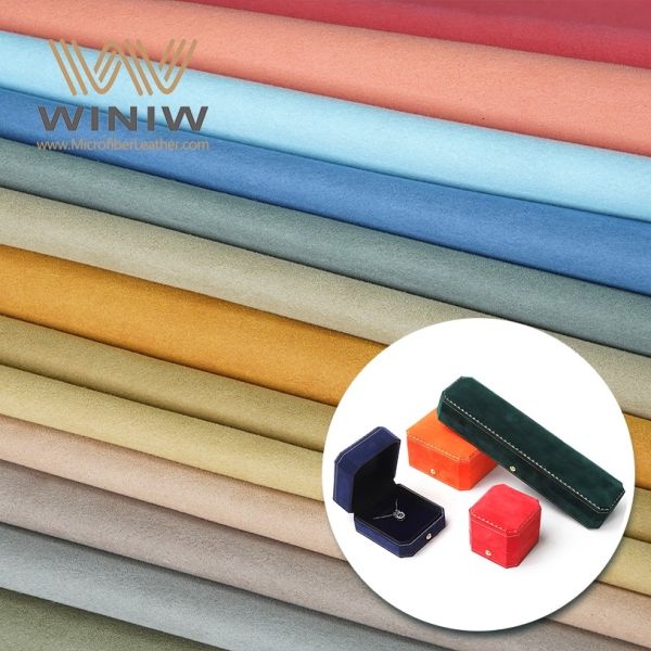 Tear Resistant Suede Microfiber Leather Ultra Suede Fabric Material For Show