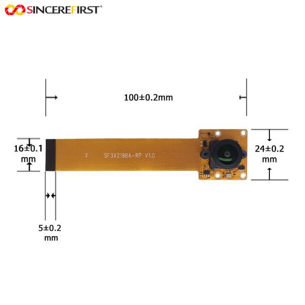 3296×2480 Modulo de câmera CMOS de matriz de pixels com circuito óptico de pinça preta e funcionalidade automática no chip