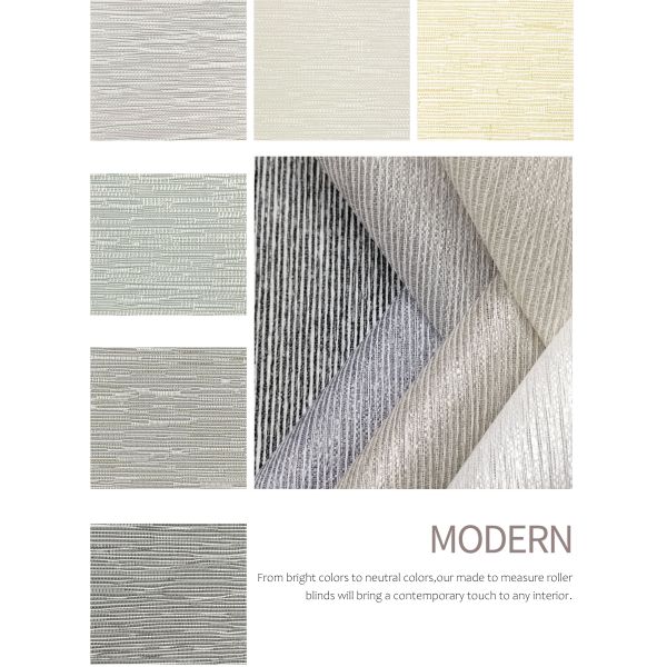 Width 2.8m Grey Blackout Roller Blinds Fabric White Coating