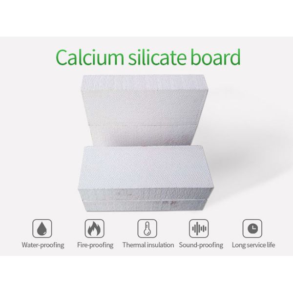 Fireproof Reinforced Calcium Silicate Partition Board  High Density 240kg/m³  For Insulation Building Material  Boiler And Industrial Furnace