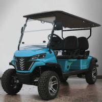 Color personalizable MacPherson Suspensión independiente Carrito de golf eléctrico 4kw neumáticos todoterreno