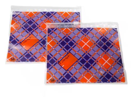 Custom Recyclable CPE Transparent  Flat Plastic Bag for clothing Product etc