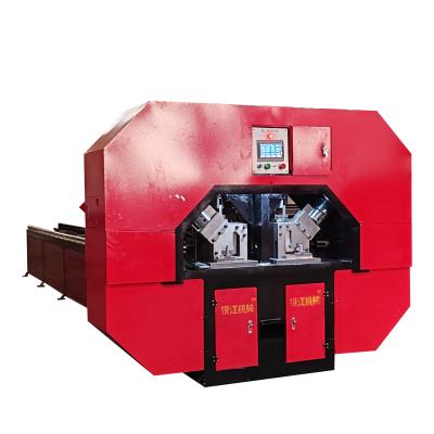 Estrutura de aço, ângulo, máquina automática de perfurar e cortar aço