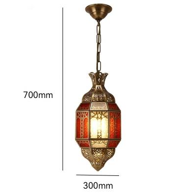 Vintage Copper Chandelier Brass Base Hardwired E14 Bulb