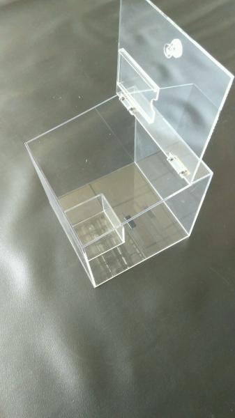 Acrylic Candy Box Candy Bin Candy Display Bulk Candy Display Case with Tag Holder for Retail Store or Supermarket