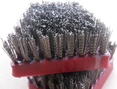Steel Grit Diamond Abrasive Brush , Frankfurt Stone Polished Abrasive Wire Brush