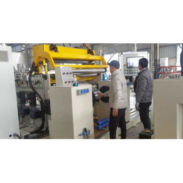 Automatic Copper Foil Winding Machine with Cold Pressure Welding, Two Servo Motors, and 22KW Winding Power