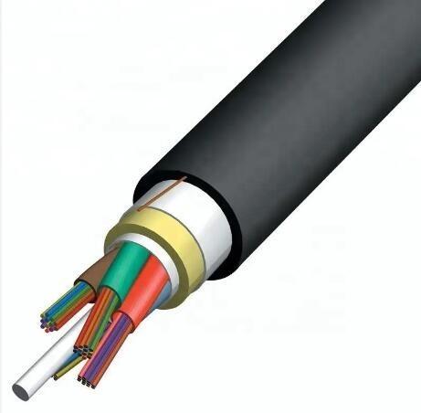 Outdoor Aerial Fiber Optic Cable  Loose Tube 2 Core 12 Core 24 Core Fiber Optic Cable ADSS