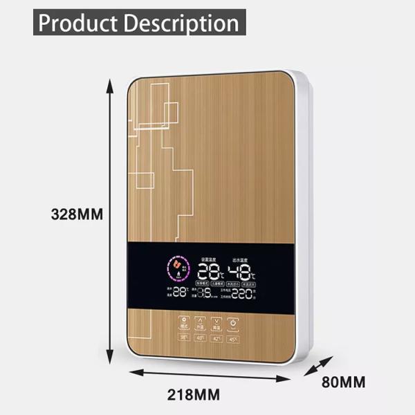 ODM Electric Instant Water Heater Shower 7000W IPX4 Waterproof
