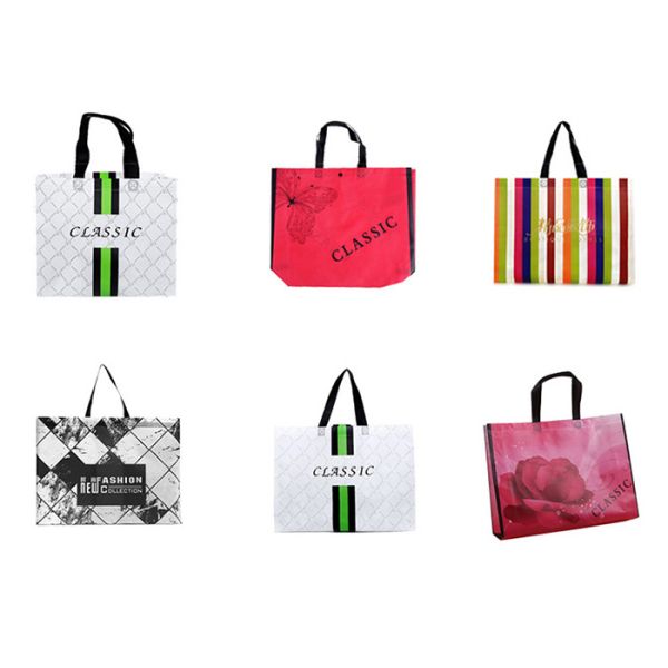 Environmentally friendly coated foldable non-woven handbags non-woven bags with customer logo