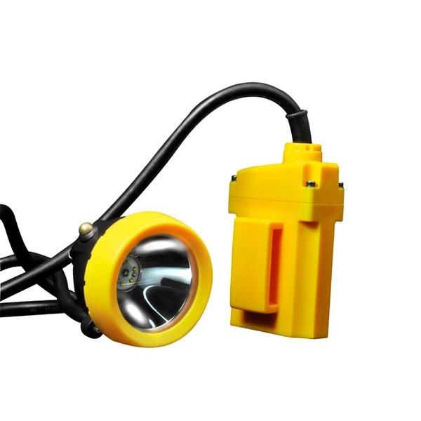 High Intensity 20000Lux LED Miner Flashlight IP68 Protection Class for Underground Use